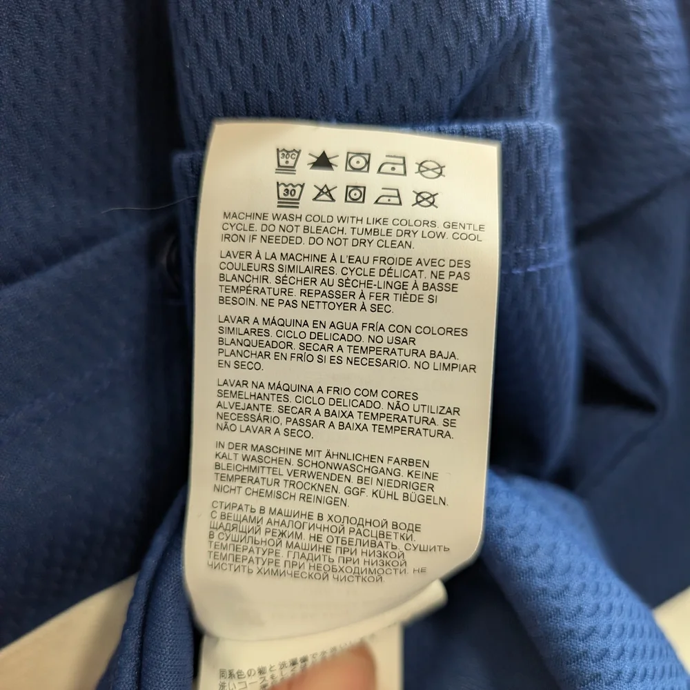 New Balance Blue Polo Shirt - Picture 7 of 9